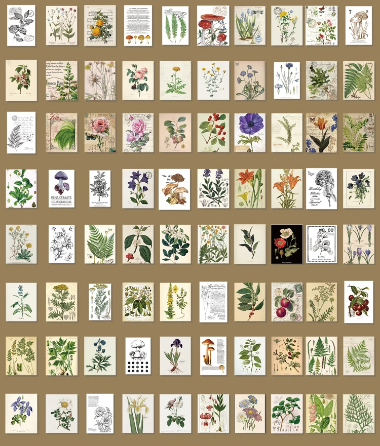 The New 400pcs/pack Lightweight Paper Vintage Craft Paper Mini Book DIY Scrapbooking Art Collage Photo Album Decor Supplies