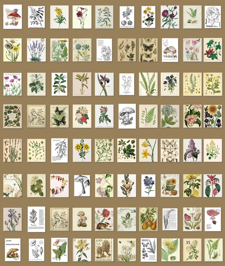 The New 400pcs/pack Lightweight Paper Vintage Craft Paper Mini Book DIY Scrapbooking Art Collage Photo Album Decor Supplies