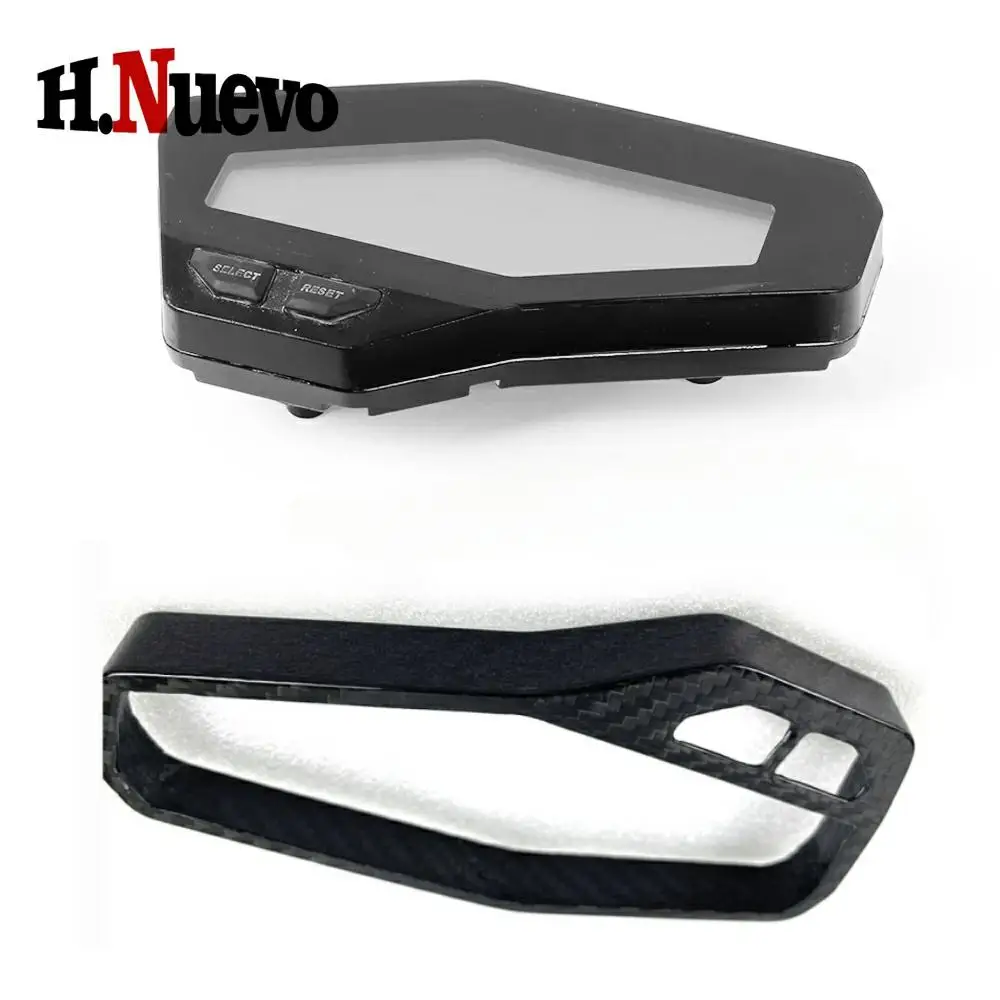 Carbon Fiber Speedometer Gauges Cover For Yamaha MT09 MT 09 FZ09 FZ-09 2013-2019 2020 3K Motocycle Tachometer Instrument Frame
