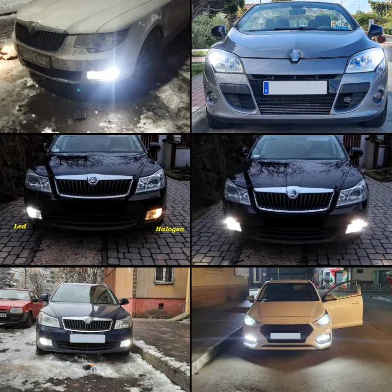 2Pcs 3600LM Canbus P21W 1156 BA15S LED Bulb For Skoda Superb Octavia 2 FL 2010 2011 2012 2013 LED Daytime Running Light DRL Lamp