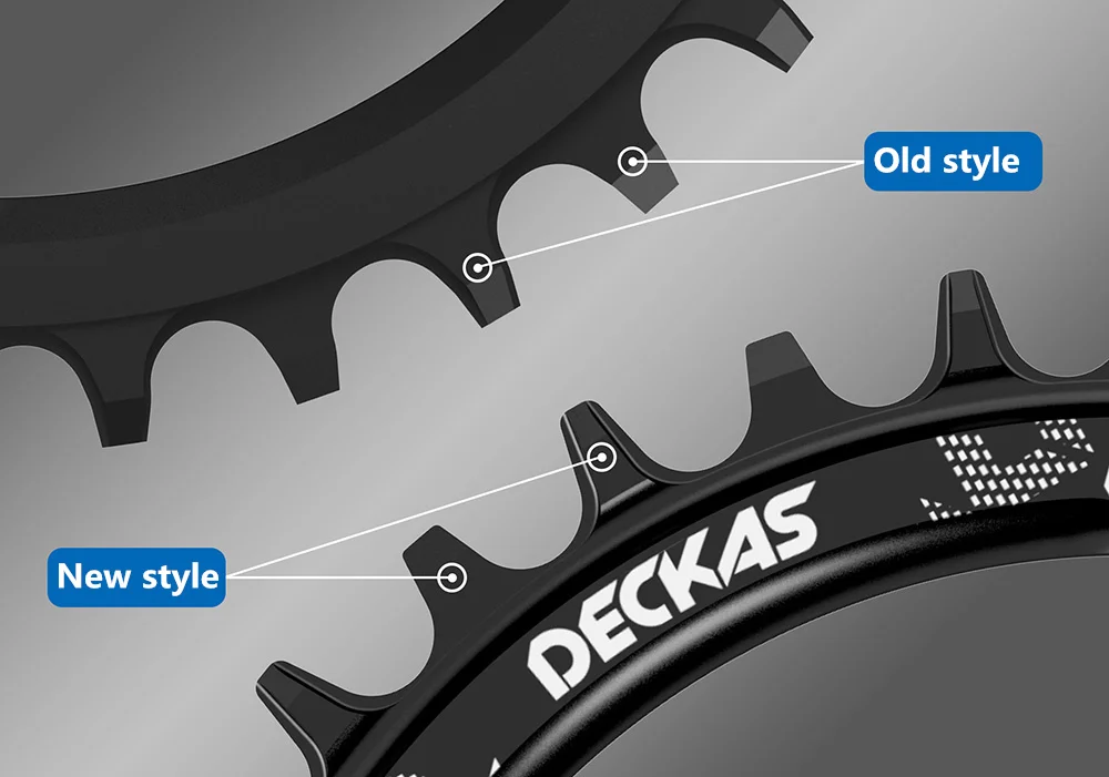 Deckas 144BCD Chainring 44T 46T 48T 50T 52T 54T 56T Single Chainring Large Teeth For TMB Bike