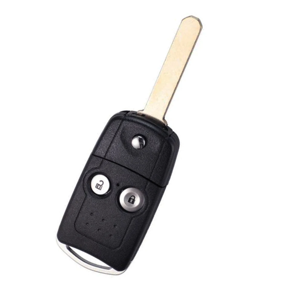 YIQIXIN Modified Flip Car Key 2/3/4 Buttons Shell For Honda Civic Dio Fit Crv HRV Accord Odyssey Jazz Replacement Folding Cover