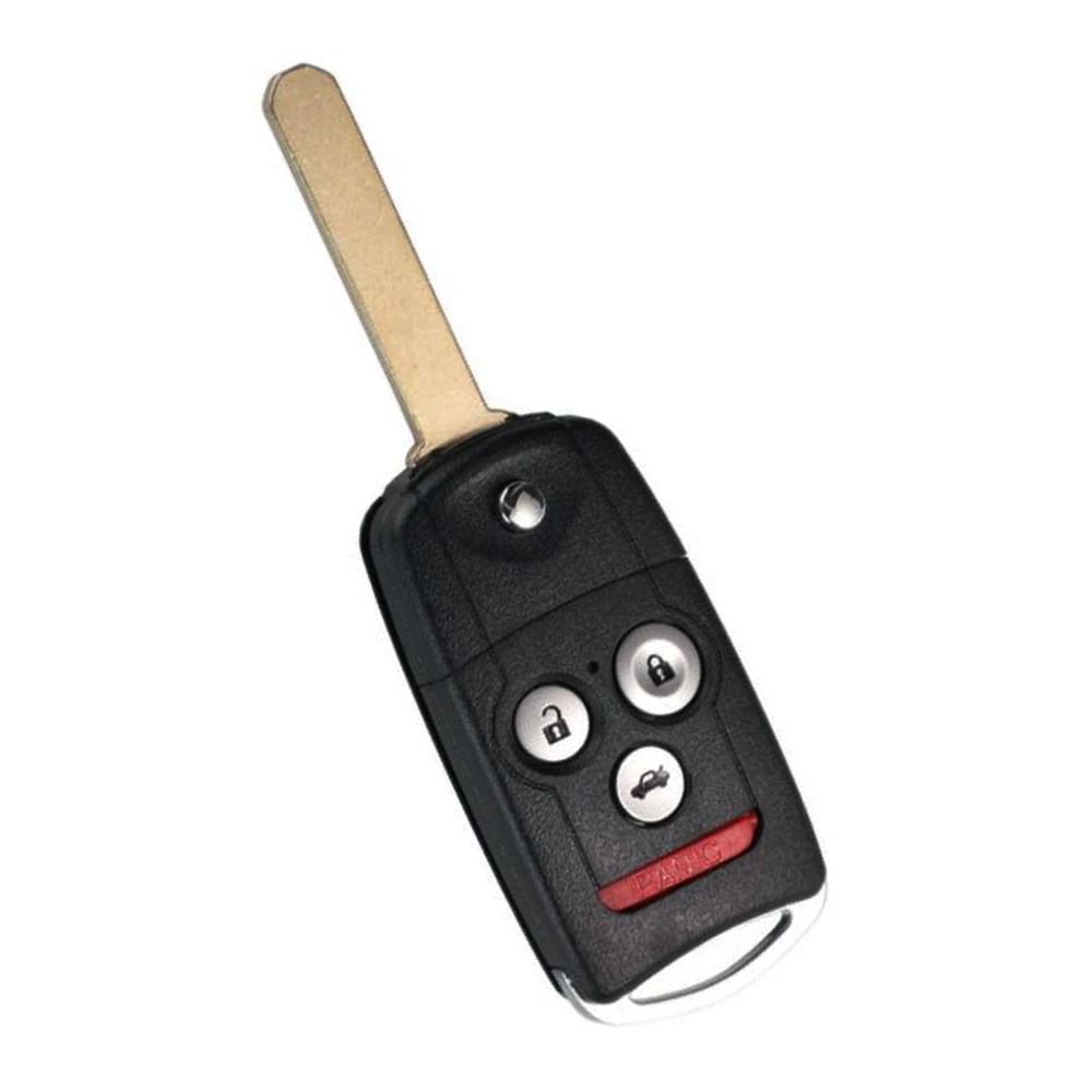 YIQIXIN Modified Flip Car Key 2/3/4 Buttons Shell For Honda Civic Dio Fit Crv HRV Accord Odyssey Jazz Replacement Folding Cover