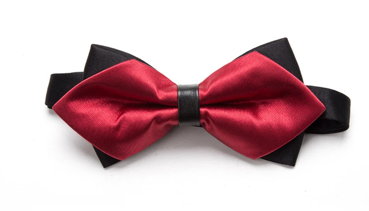 Men Ties Solid Fashion Butterfly Party Wedding Black Red Bow Tie for Boys Girls Candy Bowknot Accessories Formal Dress Bowtie