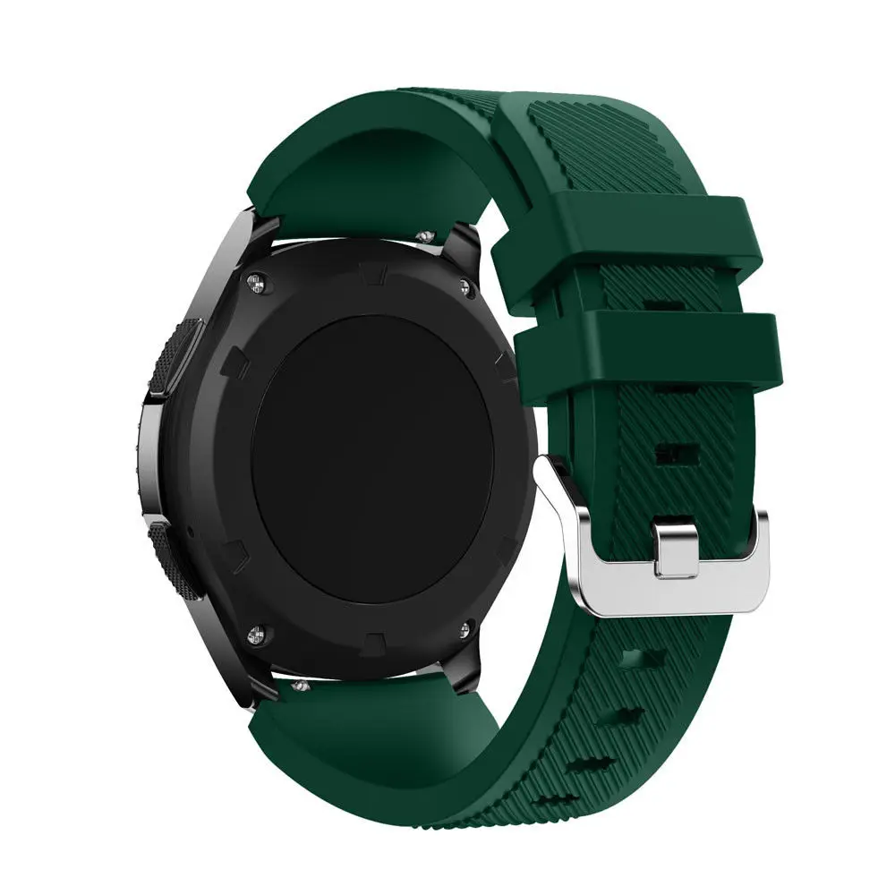 20mm 22mm watch Band for Samsung Galaxy Watch 3/4/46mm/42mm/active 2/Gear s3 Frontier/S2/Sport silicone bracelet Galaxy 5/5 pro