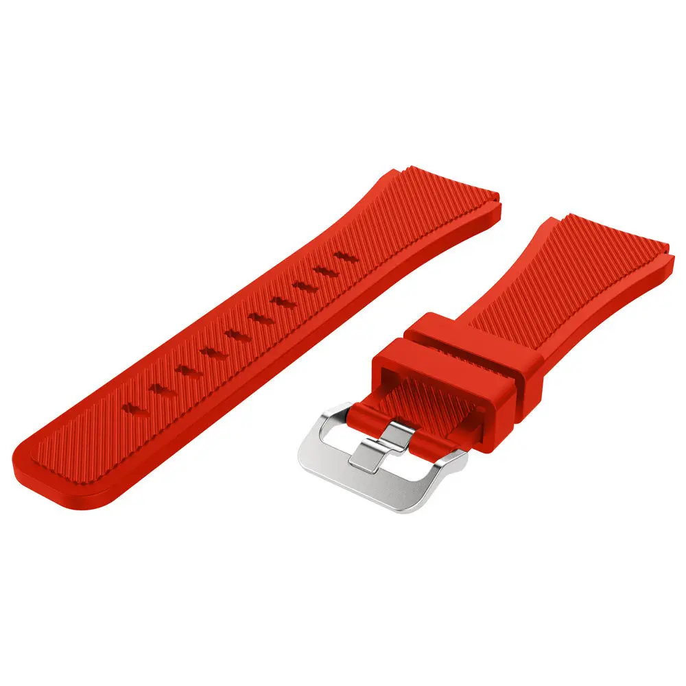 20mm 22mm watch Band for Samsung Galaxy Watch 3/4/46mm/42mm/active 2/Gear s3 Frontier/S2/Sport silicone bracelet Galaxy 5/5 pro