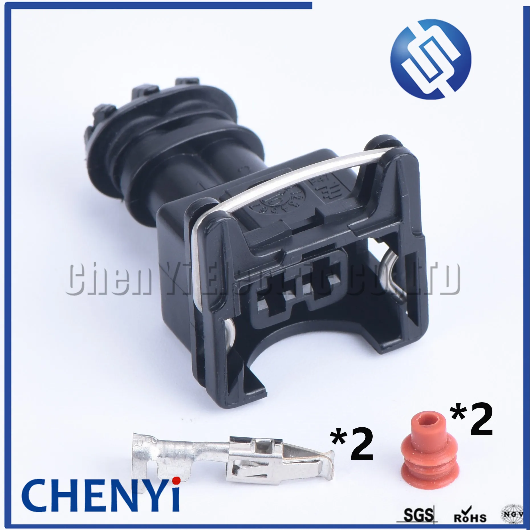 2 sets EFI 2 3 4 5 6 pin Fuel Injector Automotive waterproof connector EV1 282189-1 282191-1 282192-1 282193-1 282767-2