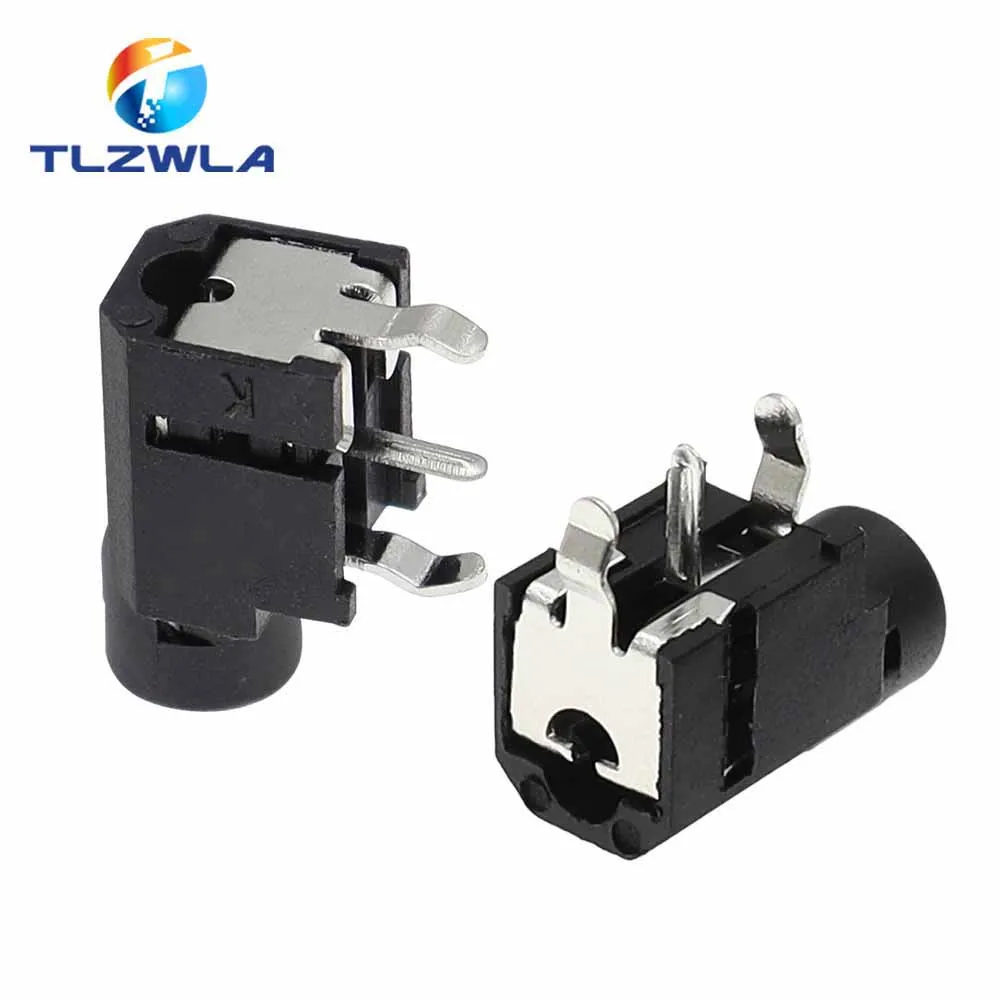 10PCS PJ-314A 3.5Mm Dual Channel, Stereo Audio Headphone Socket PJ-314 Mono Channel 3Pin Audio Connector