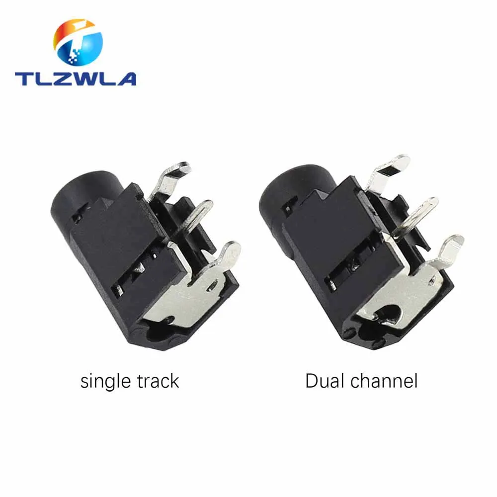 10PCS PJ-314A 3.5Mm Dual Channel, Stereo Audio Headphone Socket PJ-314 Mono Channel 3Pin Audio Connector