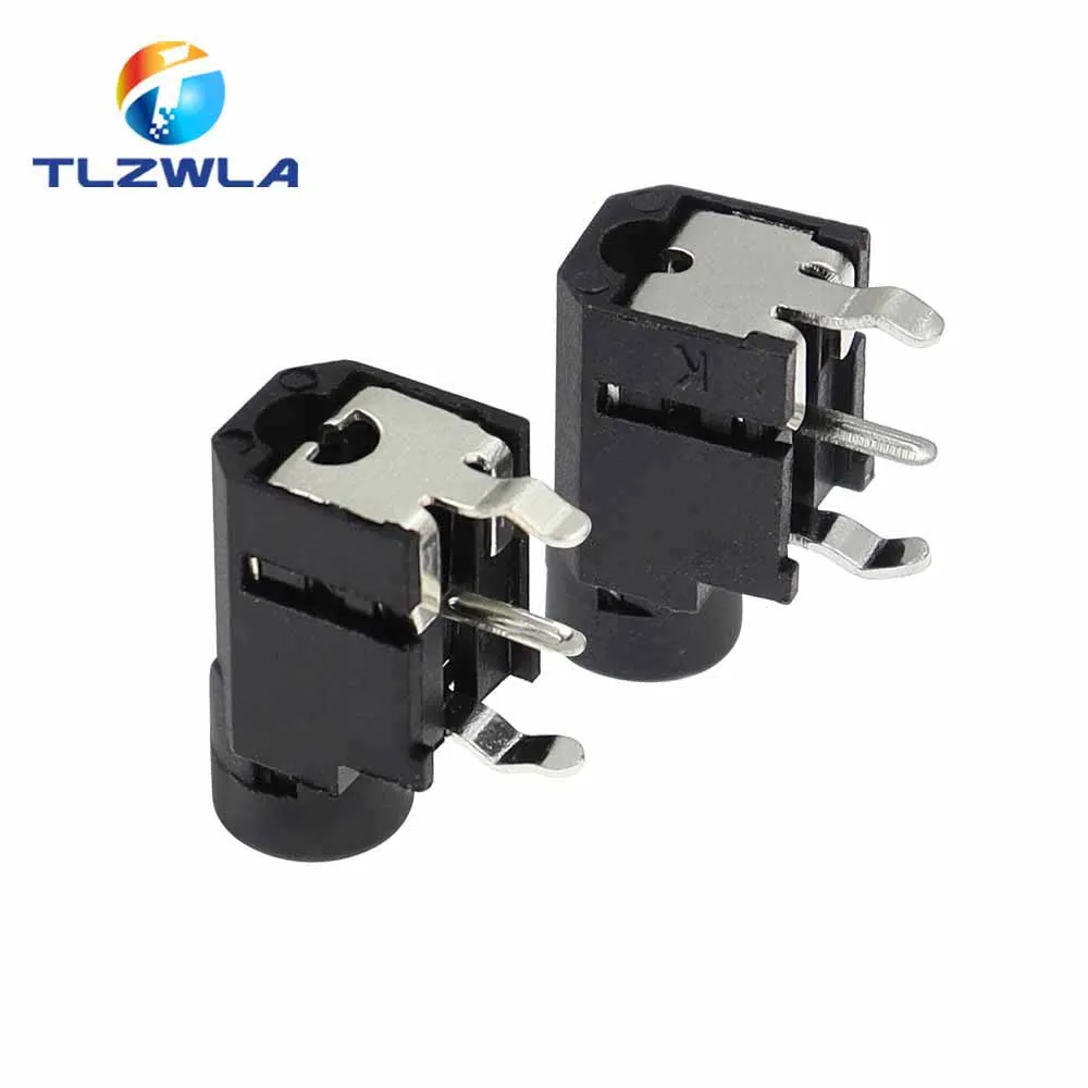 10PCS PJ-314A 3.5Mm Dual Channel, Stereo Audio Headphone Socket PJ-314 Mono Channel 3Pin Audio Connector