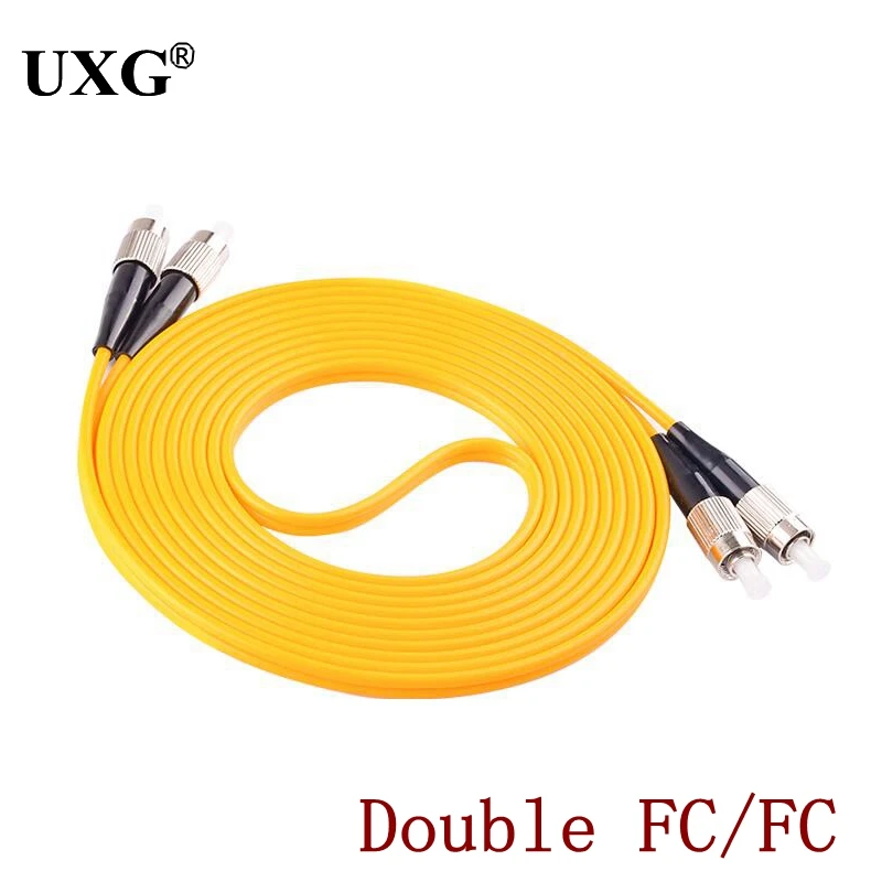 Double SC LC ST FC UPC To LC UPC Simplex 3.0mm PVC Single Mode Fiber Patch Cable Fiber Optic Patch Cord Cable 1m 2m 3m 5m10m 50m