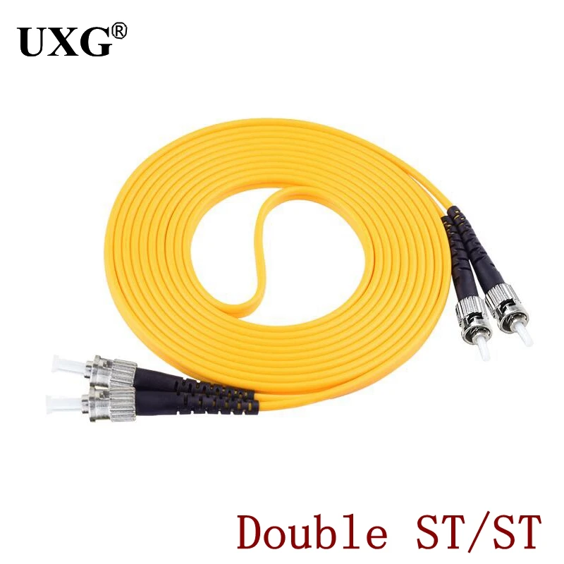 Double SC LC ST FC UPC To LC UPC Simplex 3.0mm PVC Single Mode Fiber Patch Cable Fiber Optic Patch Cord Cable 1m 2m 3m 5m10m 50m