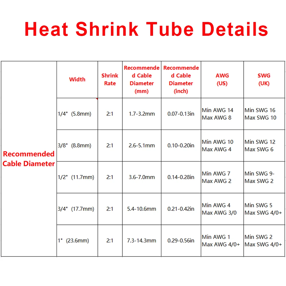 10Pcs Hse-231 Compatible Brother Hse-211 221 241 251 611 621 631 641 651 Heat Shrink Tube Label for Brother P-touch Label Maker