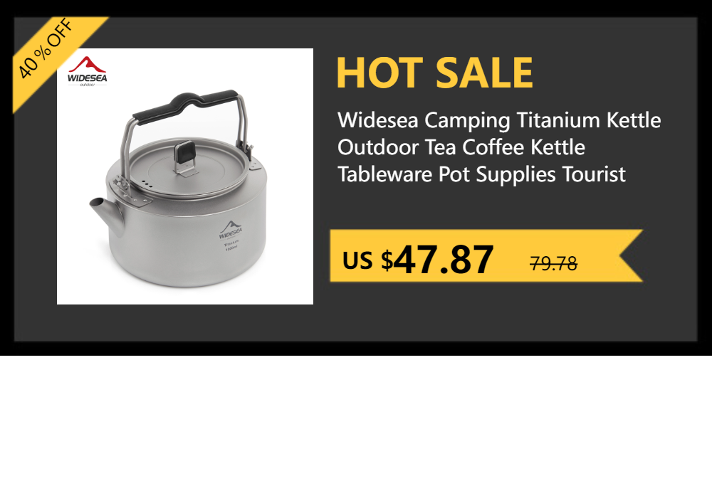 Widesea Camping Aluminum Mug Outdoor Coffee Cup Tourism Tableware Picnic Cooking Equipment Supplies Tourist Trekking Hiking