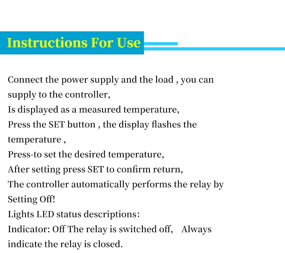 Javino W1209 DC 5V 12V heat cool temp thermostat temperature control switch temperature controller thermometer thermo controller