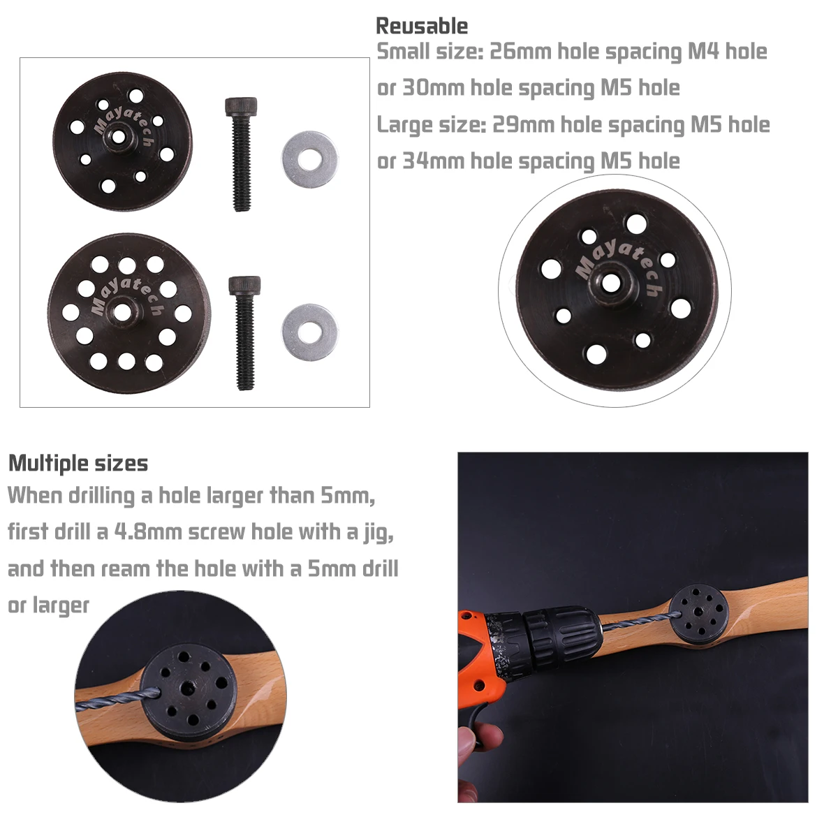 MAYATCH DLE Propeller Drill Puncher With Screw for DLE30/35/40/55/60/61 DLE85/111/120/170/222 DLA100 3W100 Engines