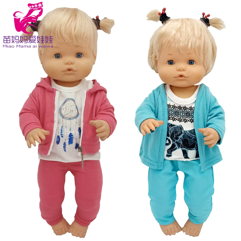Reborn Baby Doll Clothes 35cm Pants for 38cm Nenuco Ropa Y Su Hermanita Doll Outfit
