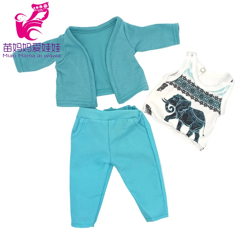 Reborn Baby Doll Clothes 35cm Pants for 38cm Nenuco Ropa Y Su Hermanita Doll Outfit