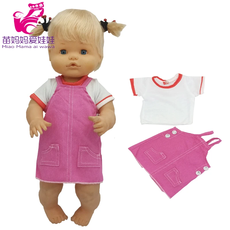 Reborn Baby Doll Clothes 35cm Pants for 38cm Nenuco Ropa Y Su Hermanita Doll Outfit