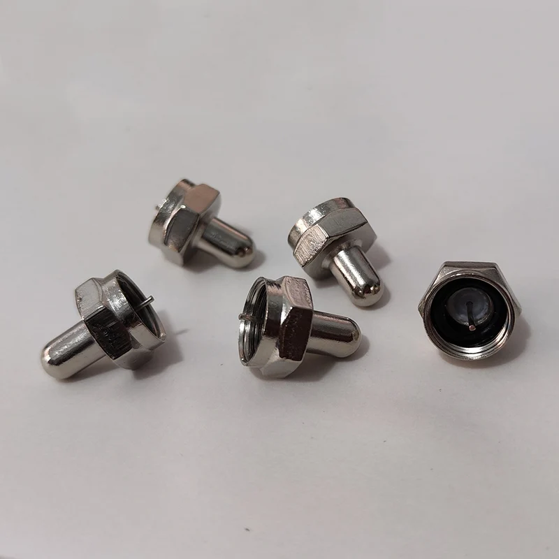 5pcs 75 ohm resistor inch load, reverse resistance, cable TV connector, inch F connector head waterproof needle