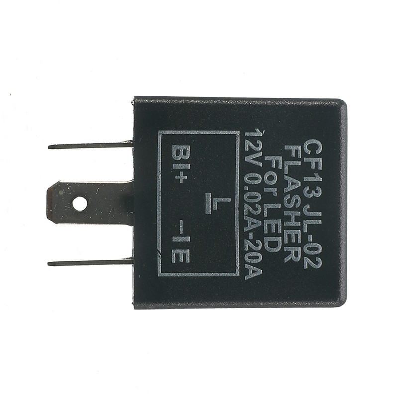 Universial 3 Pin CF13 CF14 JL-02 Electronic Car Flasher Relay To Fix LED Light Turn Signal Hyper Flash Blinking Light 12V DC