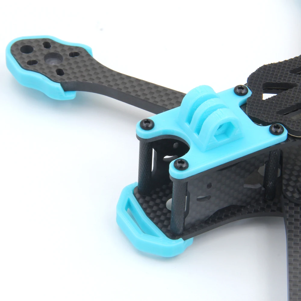 FPV Drone 3D Printed Printing Accessories Antenna/Camera Mount Arm Protective Seat TPU Parts for APEX HD DC 5-9 inch RC Frame
