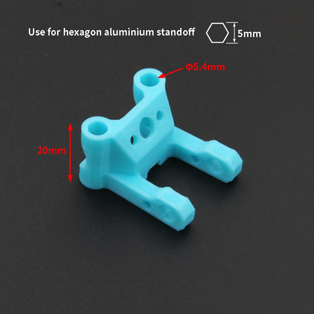 FPV Drone 3D Printed Printing Accessories Antenna/Camera Mount Arm Protective Seat TPU Parts for APEX HD DC 5-9 inch RC Frame