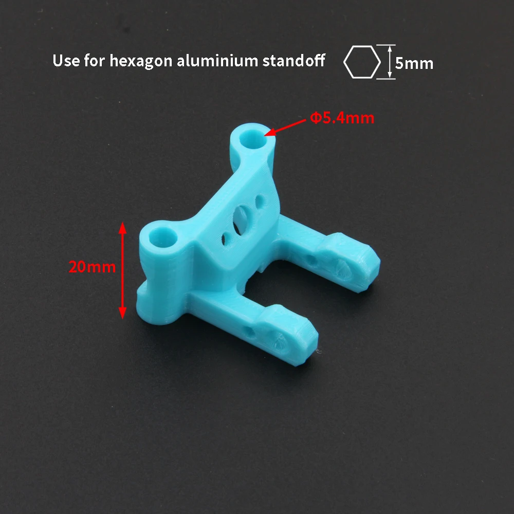 FPV Drone 3D Printed Printing Accessories Antenna/Camera Mount Arm Protective Seat TPU Parts for APEX HD DC 5-9 inch RC Frame