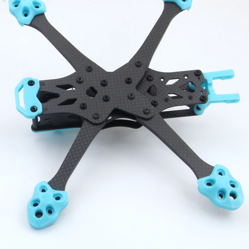 FPV Drone 3D Printed Printing Accessories Antenna/Camera Mount Arm Protective Seat TPU Parts for APEX HD DC 5-9 inch RC Frame