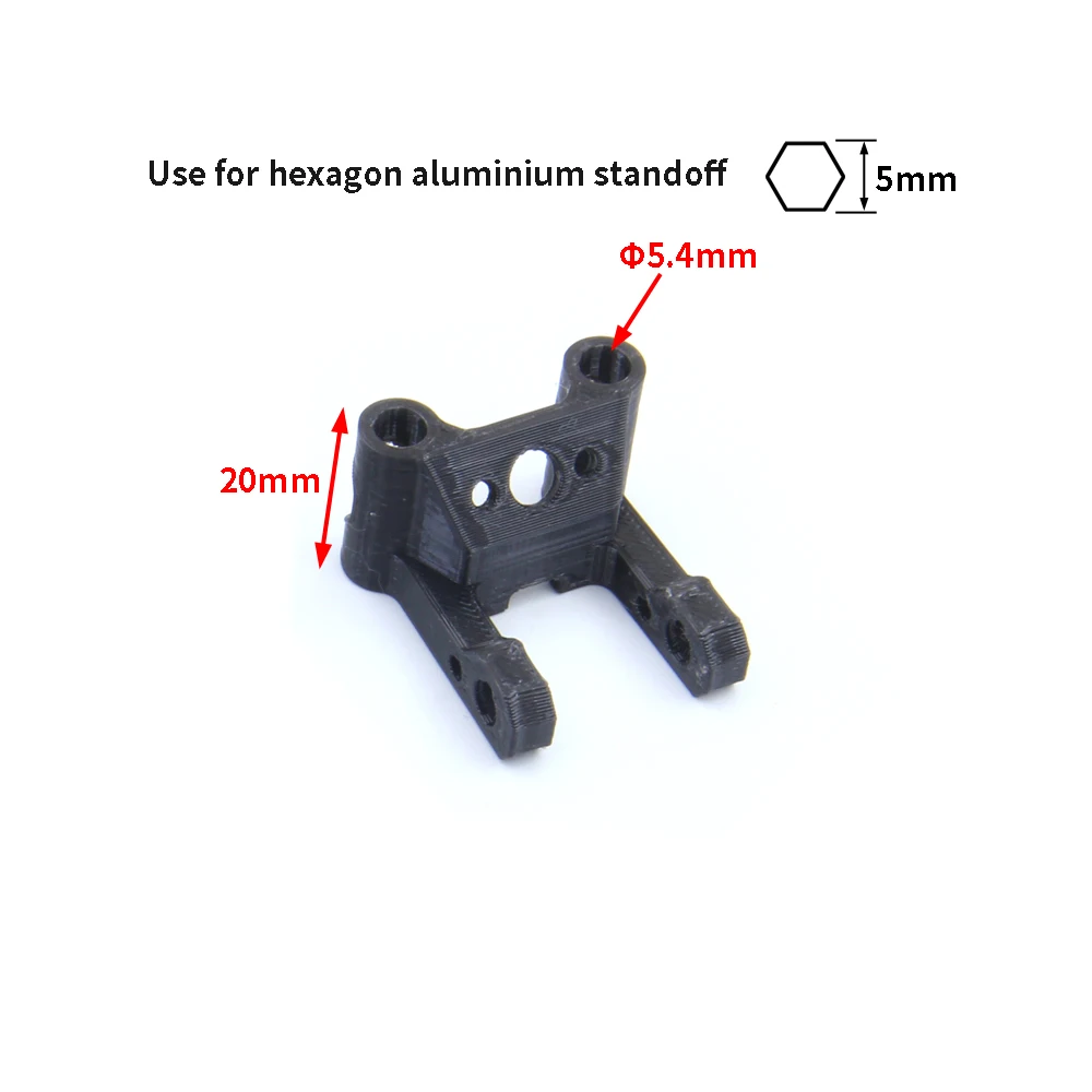FPV Drone 3D Printed Printing Accessories Antenna/Camera Mount Arm Protective Seat TPU Parts for APEX HD DC 5-9 inch RC Frame