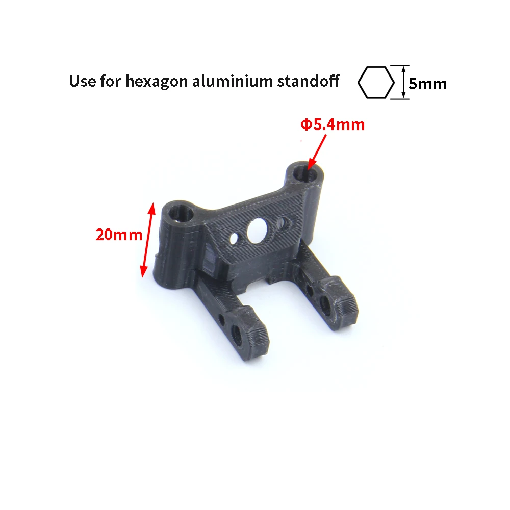 FPV Drone 3D Printed Printing Accessories Antenna/Camera Mount Arm Protective Seat TPU Parts for APEX HD DC 5-9 inch RC Frame
