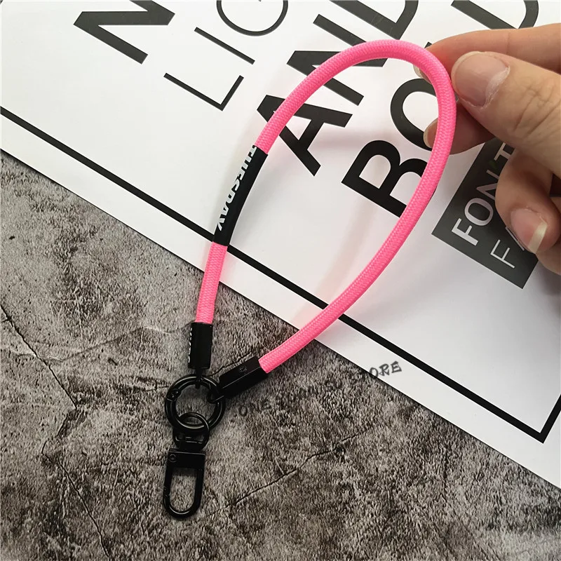 Keychain Phone Lanyard Strap for Phone Accessories Bracelet Telephone Chain Metal Lobster Clasp Key Landyard Bag Car Keys Rope