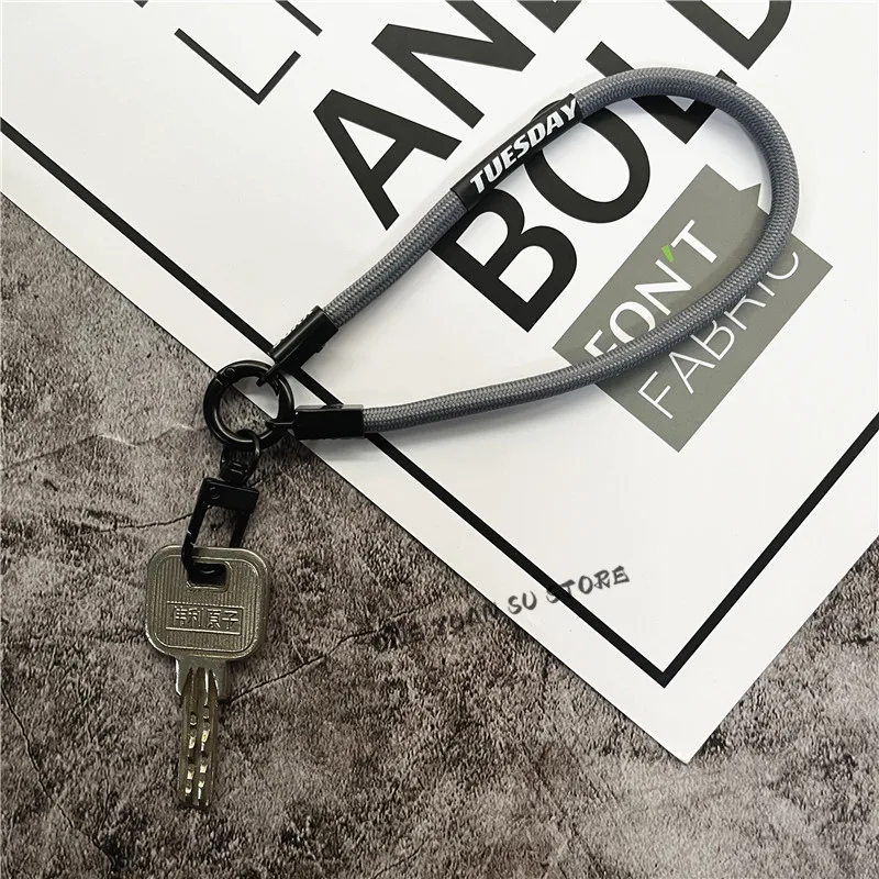 Keychain Phone Lanyard Strap for Phone Accessories Bracelet Telephone Chain Metal Lobster Clasp Key Landyard Bag Car Keys Rope