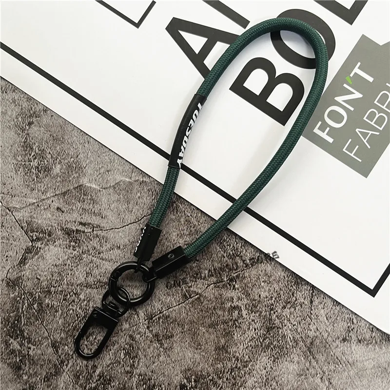 Keychain Phone Lanyard Strap for Phone Accessories Bracelet Telephone Chain Metal Lobster Clasp Key Landyard Bag Car Keys Rope