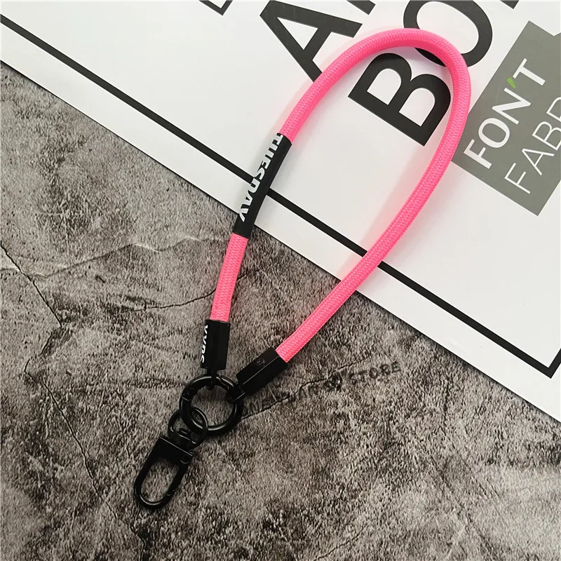 Keychain Phone Lanyard Strap for Phone Accessories Bracelet Telephone Chain Metal Lobster Clasp Key Landyard Bag Car Keys Rope