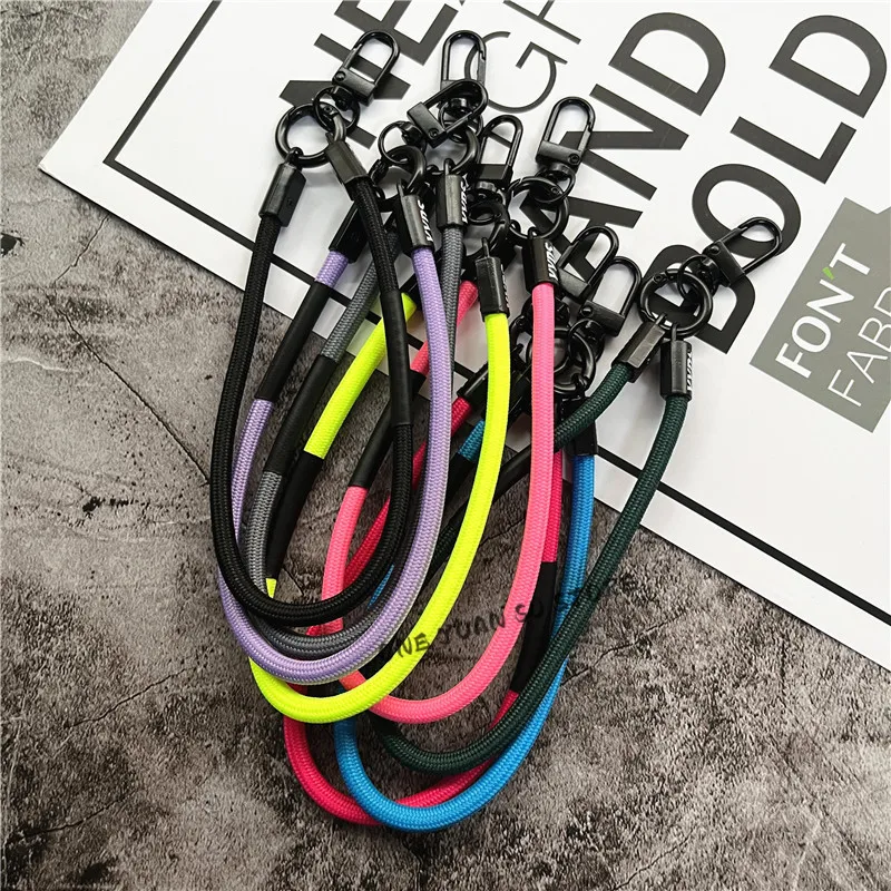 Keychain Phone Lanyard Strap for Phone Accessories Bracelet Telephone Chain Metal Lobster Clasp Key Landyard Bag Car Keys Rope