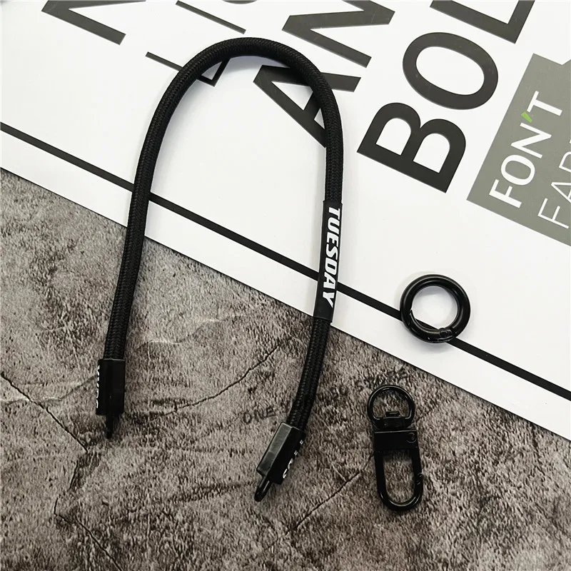 Keychain Phone Lanyard Strap for Phone Accessories Bracelet Telephone Chain Metal Lobster Clasp Key Landyard Bag Car Keys Rope