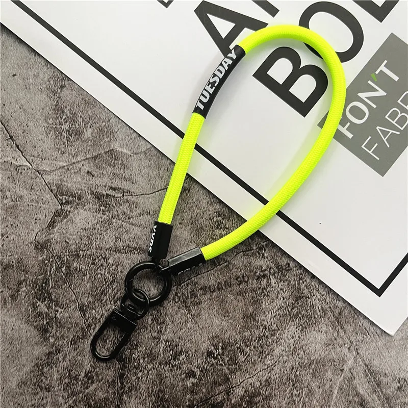 Keychain Phone Lanyard Strap for Phone Accessories Bracelet Telephone Chain Metal Lobster Clasp Key Landyard Bag Car Keys Rope
