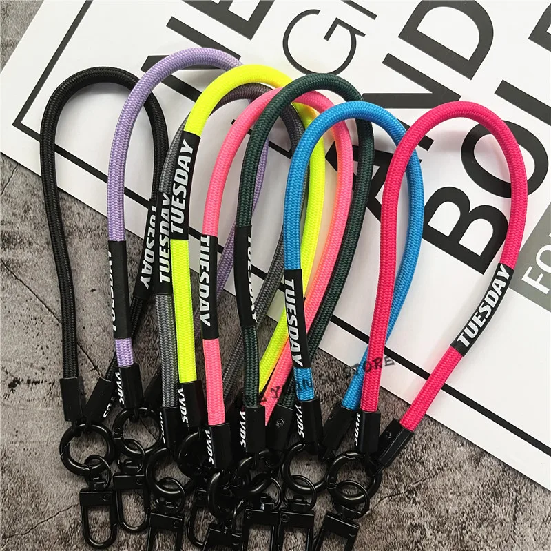 Keychain Phone Lanyard Strap for Phone Accessories Bracelet Telephone Chain Metal Lobster Clasp Key Landyard Bag Car Keys Rope