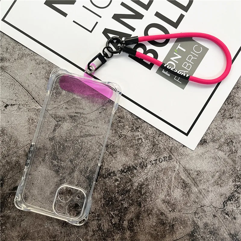 Keychain Phone Lanyard Strap for Phone Accessories Bracelet Telephone Chain Metal Lobster Clasp Key Landyard Bag Car Keys Rope