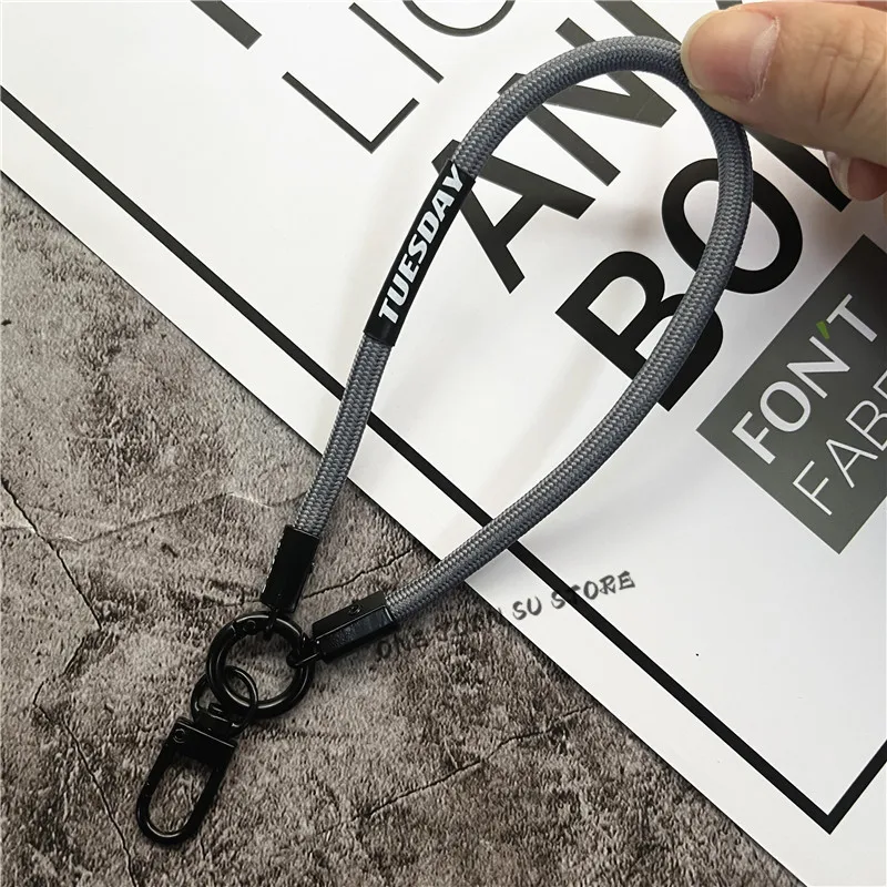 Keychain Phone Lanyard Strap for Phone Accessories Bracelet Telephone Chain Metal Lobster Clasp Key Landyard Bag Car Keys Rope