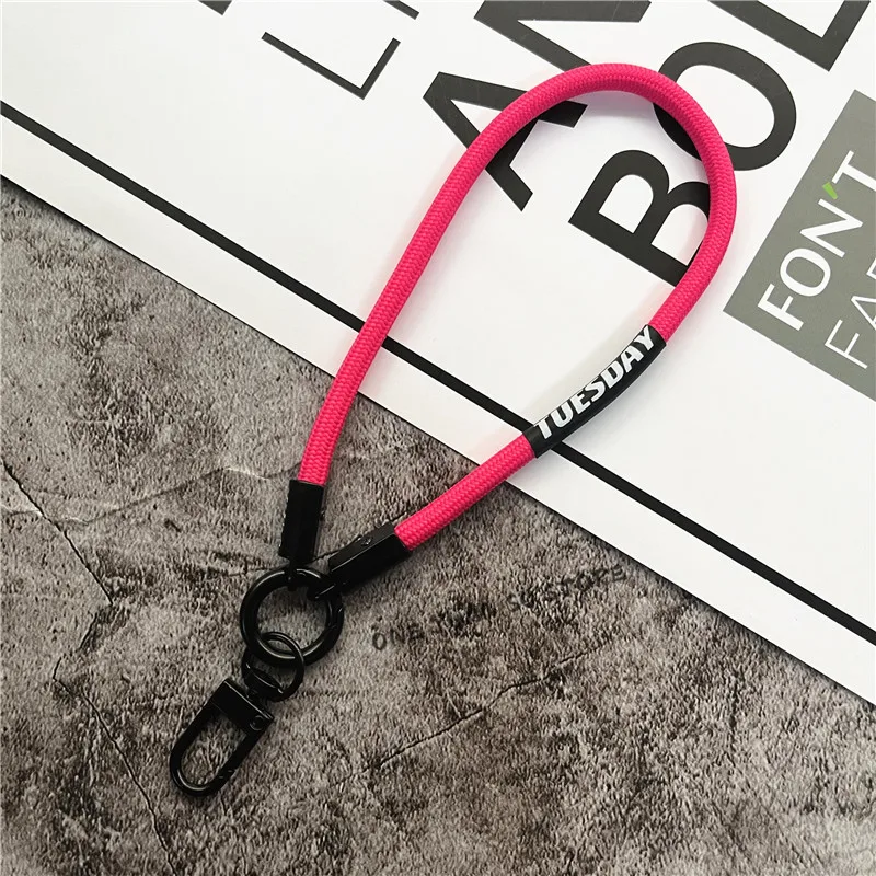 Keychain Phone Lanyard Strap for Phone Accessories Bracelet Telephone Chain Metal Lobster Clasp Key Landyard Bag Car Keys Rope