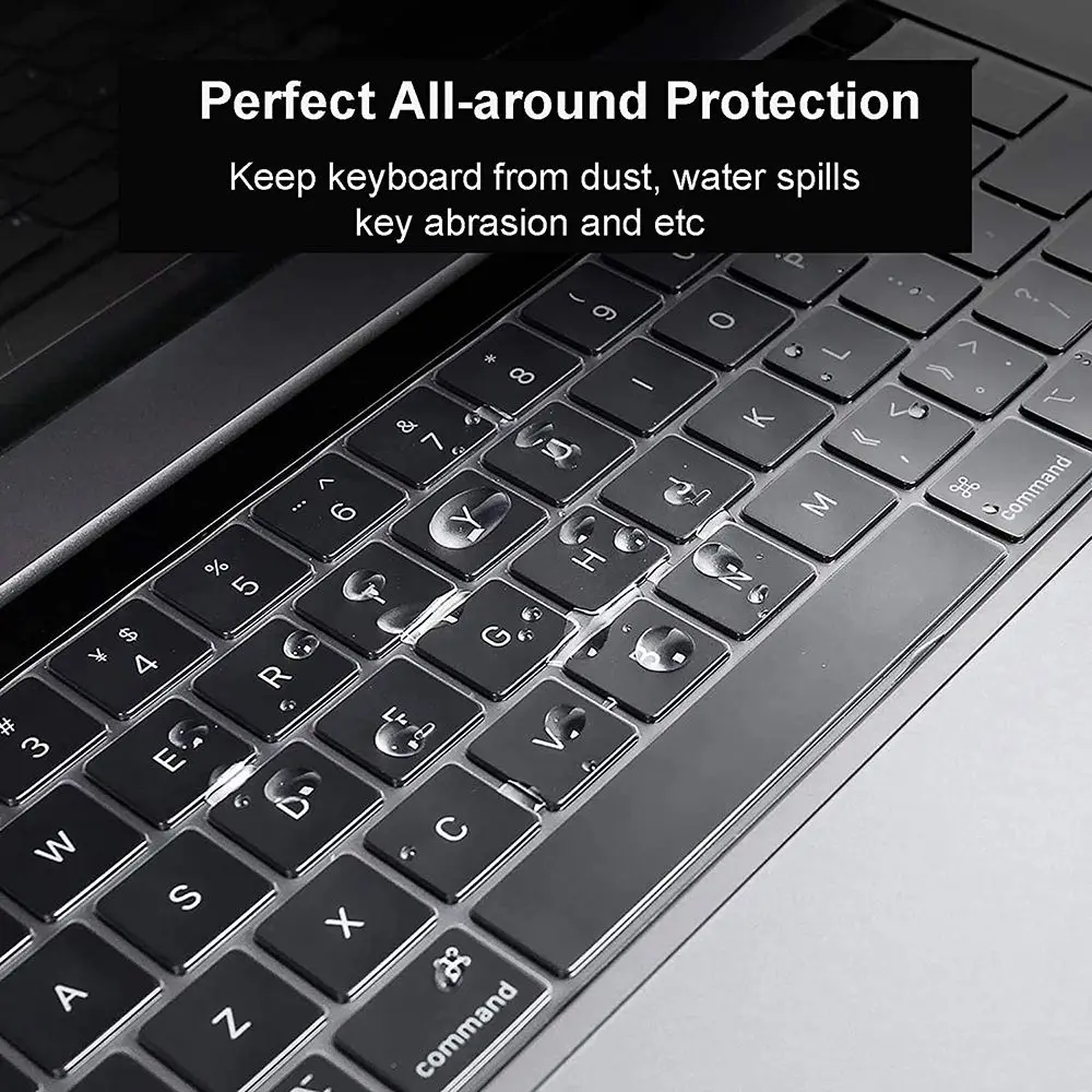 For MacBook Pro 14 16 inch M1 Max 2021 A2442 A2485 New Soft Ultra Thin Keyboard Cover Dustproof TPU Protector Film Laptop Skin