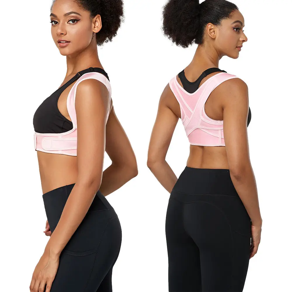 Posture Corrector Adjustable Upper Back Brace Breathable Back Support Straightener for Neck Shoulder Clavicle Lumbar Pain Relief