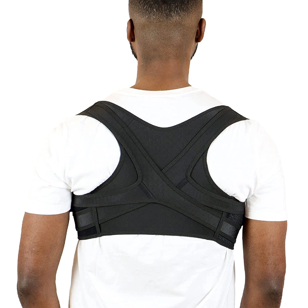 Posture Corrector Adjustable Upper Back Brace Breathable Back Support Straightener for Neck Shoulder Clavicle Lumbar Pain Relief