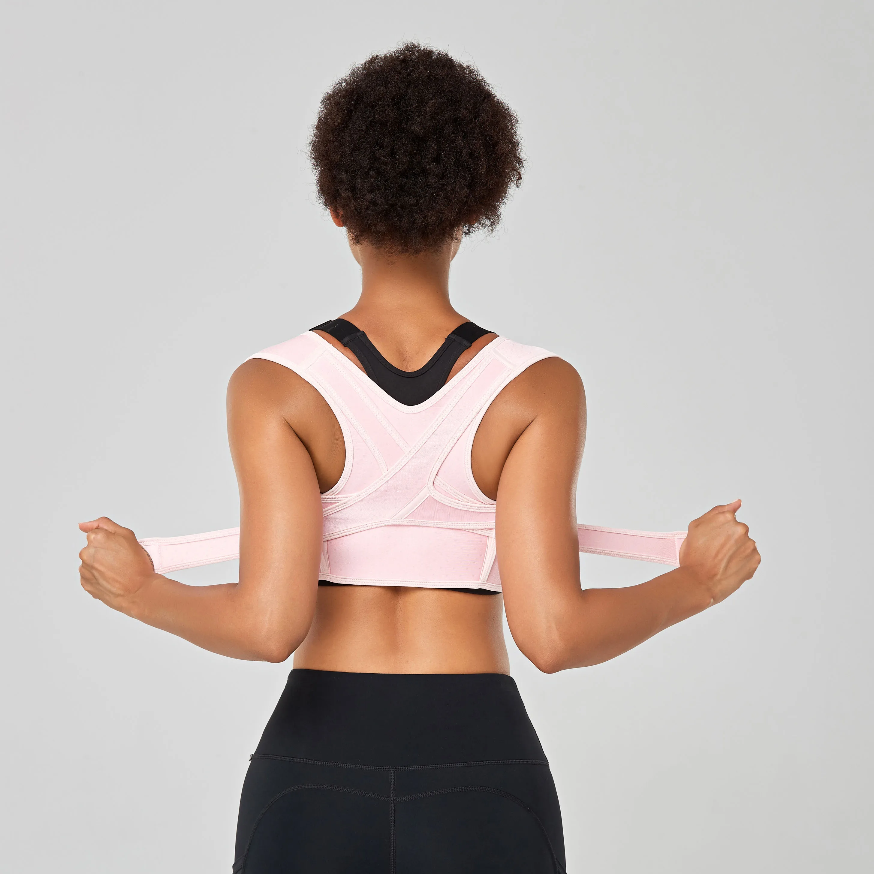Posture Corrector Adjustable Upper Back Brace Breathable Back Support Straightener for Neck Shoulder Clavicle Lumbar Pain Relief