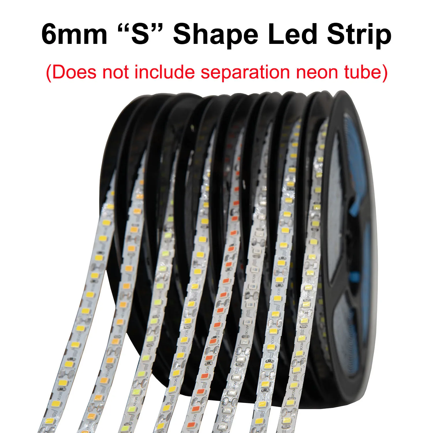 DC12V 1m-20m DIY Neon Separate Silicone Neon Strip 6mm 8mm 12mm S Bendable Newly Flexible Led Tape LED Neon Sign Waterproof IP67