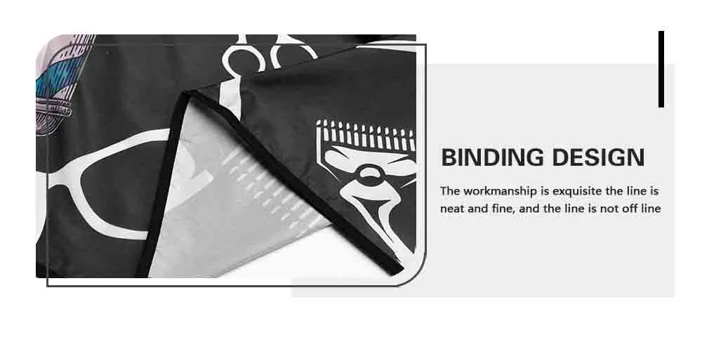 Barber Haircut Cloth Hairdresser Apron Hair Cut Cape Hairdress Gown Hairdressing Coat Barbershop Salon Accessory