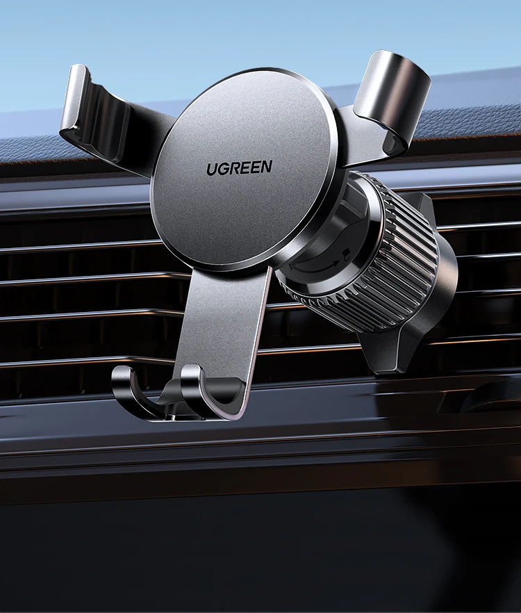 【New-in Sale】UGREEN Car Phone Holder Gravity Phone Stand For Xiaomi Samsung iPhone 16 15 14 Pro Max Air Vent Car Holder Stand