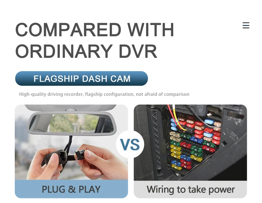 4K Plug and Play Dash Cam Car DVR Camera For Volkswagen VW Passat B8,Tiguan MK2,CC,Golf,Multivan T6,Touran, For Skoda Octavia